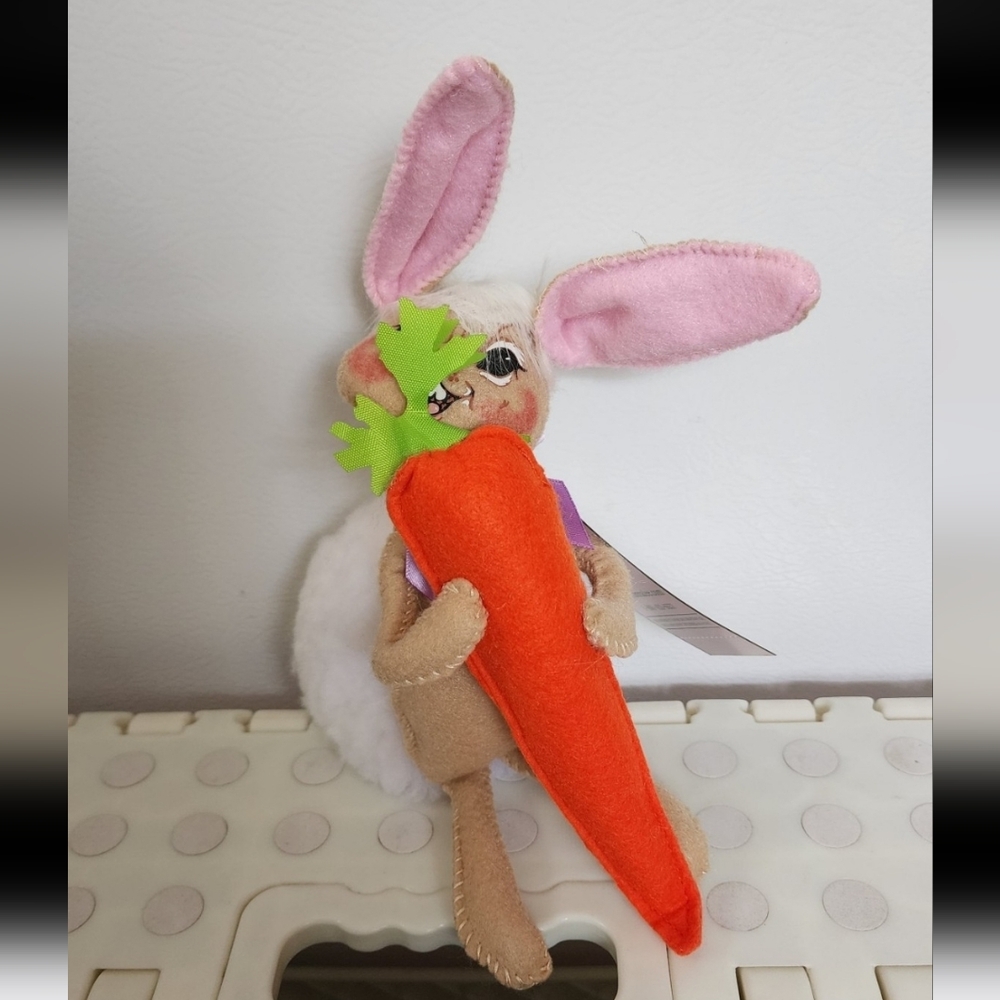 Easter Annalee Bunny With Carrot.
